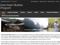 East Asian Studies Program - Princeton University